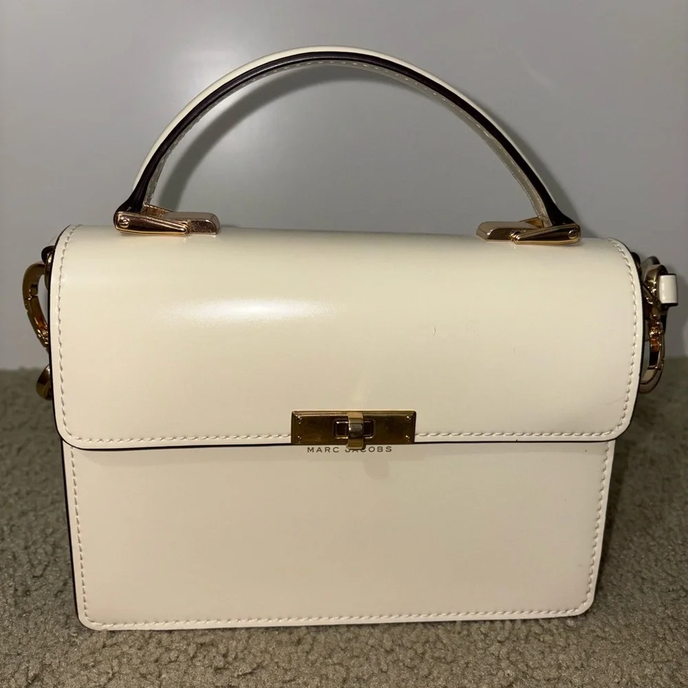 Marc Jacobs Downtown Top Handle Bag - Cream - Never Worn - Picture 2 of 4